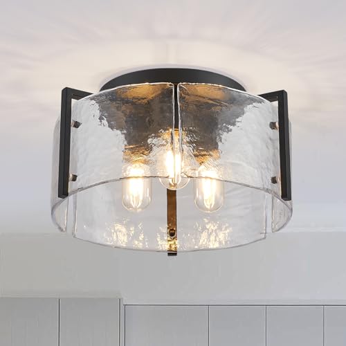 14.2“ Semi Flush Mount Ceiling Light Fixture