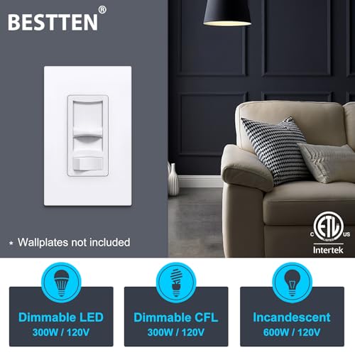 12 Pack Super Slim Quiet Dimmer Switch (12 Count)