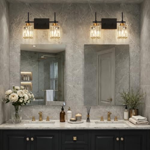 Modern Crystal Bathroom Vanity Light 2
