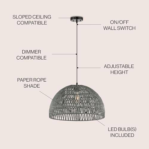 Campana 1 Light Pendant Dome Ceiling Lamp