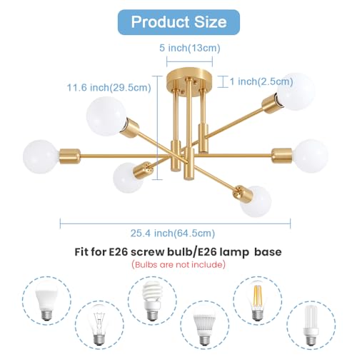 Modern Chandelier Ceiling Light Fixture