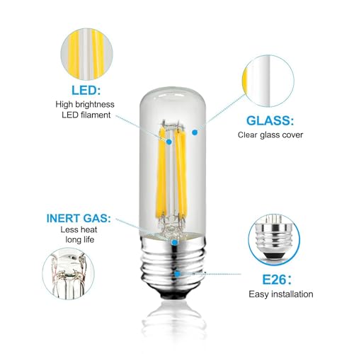 3.2 Inch 5000K Daylight White E26 LED Bulb 60 Watt Equal (4 Count)