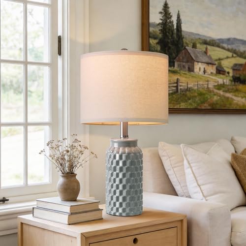 20.5" Ceramic Table Lamps Set of 2 (2 Count)