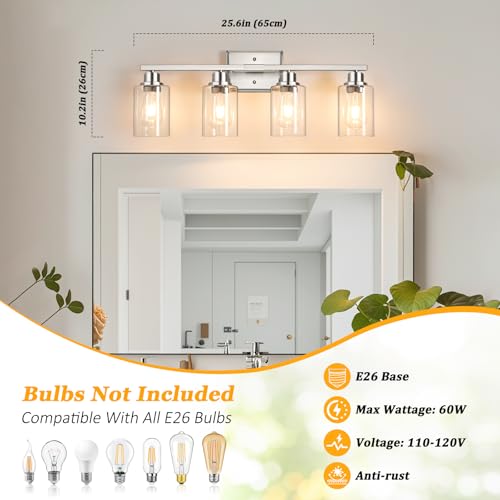 4 Light Bathroom Light Fixtures