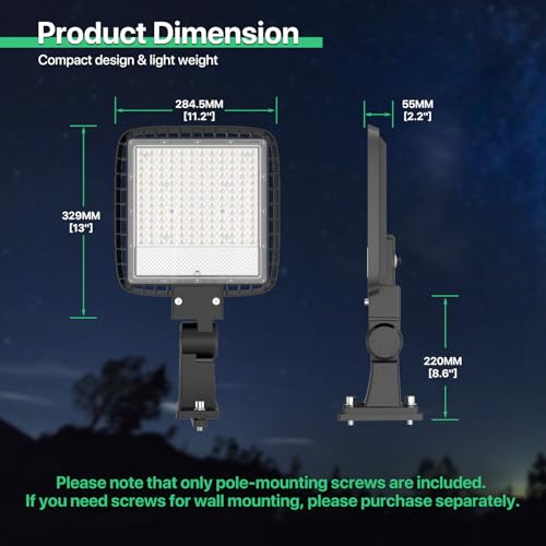 LED Parking Lot Lights Outdoor