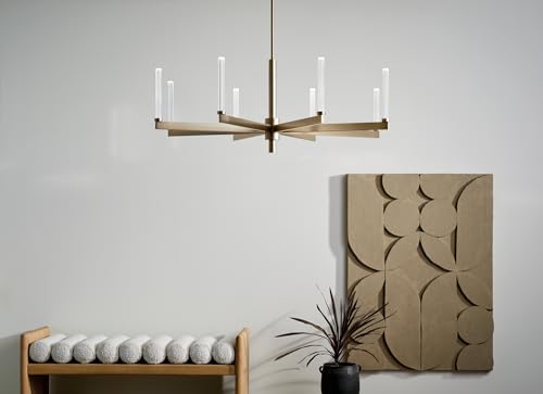 Sycara 8 Light LED Crystal Chandelier Light