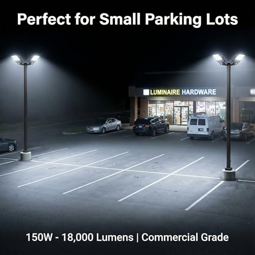 150W LED Flood Light Outdoor (2 Count)