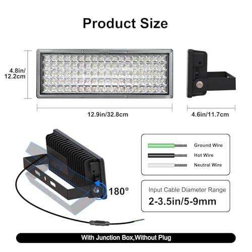 100W LED Flood Light 14000LM