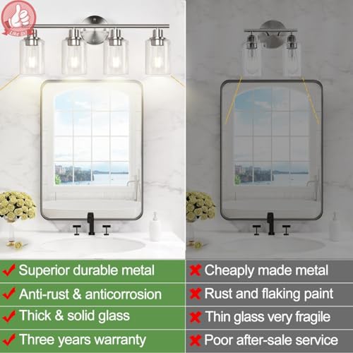 4 Light Bathroom Light Fixtures