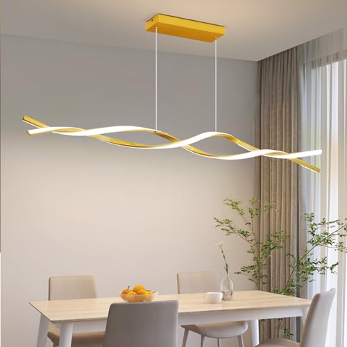 57in Large Gold Modern Ceiling Pendant Light