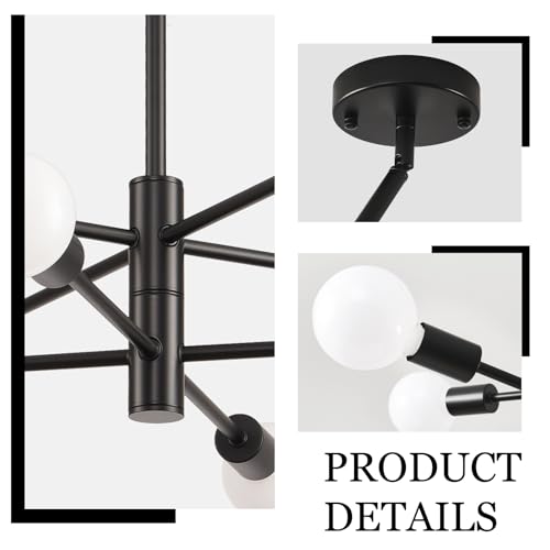 Sputnik Ceiling Light Fixture 8