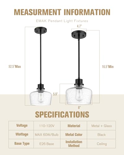 Modern Farmhouse Pendant Lights Kitchen Island