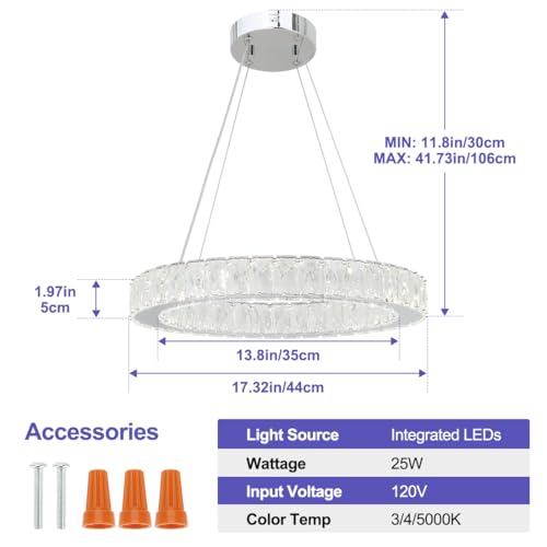 17'' LED Chandelier