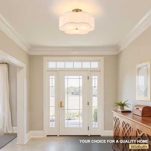 18" Modern Gold Drum Ceiling Light