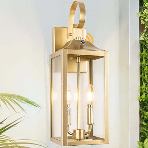 19" Dusk to Dawn Outdoor Wall Lantern 2