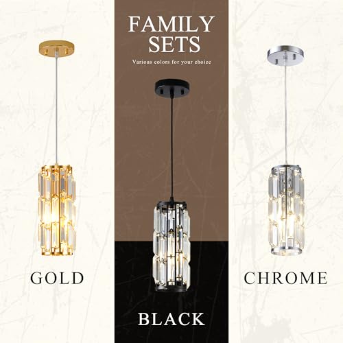 Black Pendant lamp Modern Pendant lamp (2 Count)