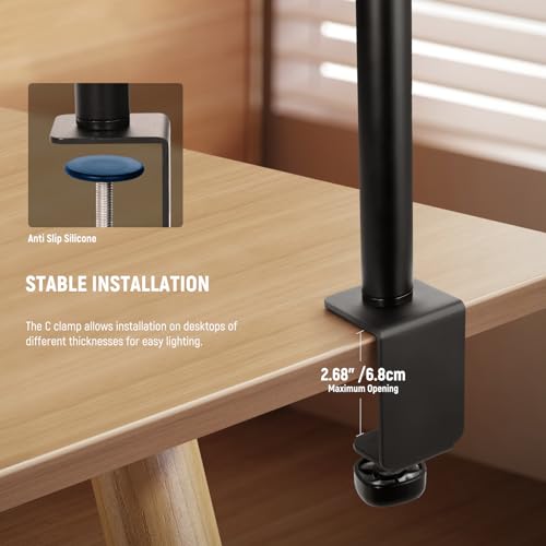 Basics 18W 7" Ring Light with Desk Stand (2 Count)