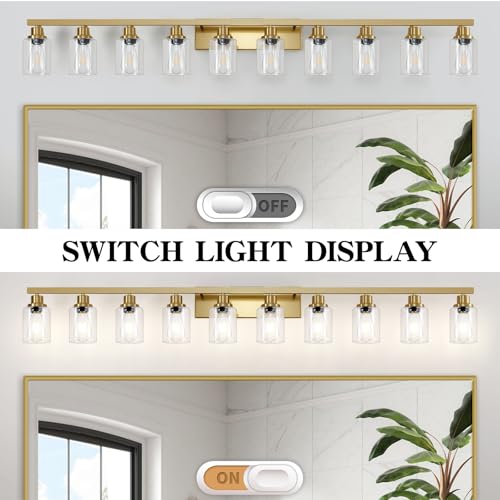 Gold Bathroom Vanity Light 10