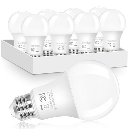 A19 LED Light Bulbs Dimmable (8 Count)