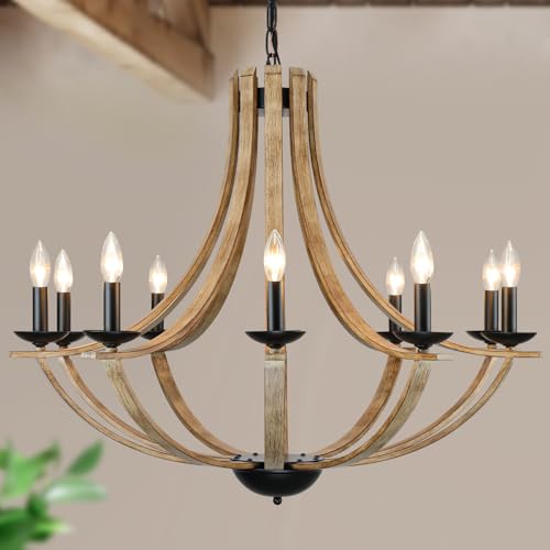 Farmhouse Chandeliers for Dining Room Light Fixture