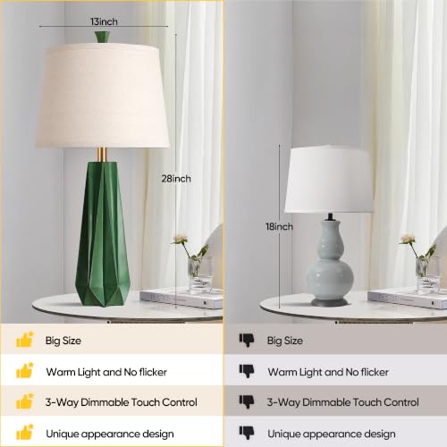 27" Resin Table Lamp Set of 2 (2 Count)