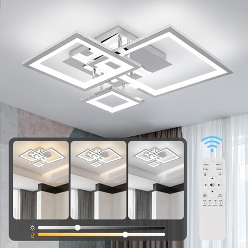 Modern Chrome Led Ceiling Light 3