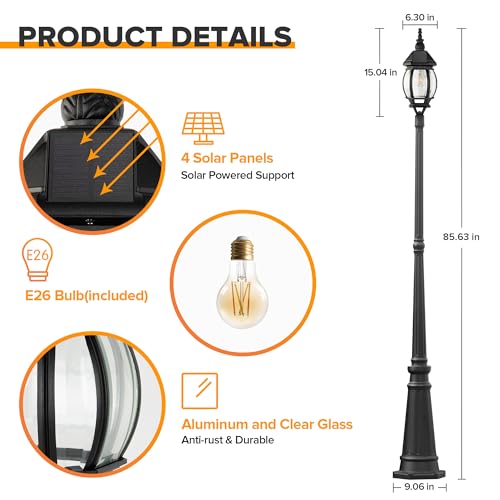 Solar Lamp Post Light