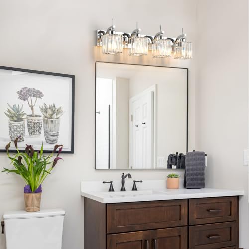 Chrome Vanity Light (Chrome / 4-Light)
