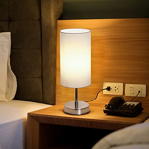Bedside Lamps with USB Port (2 Count)