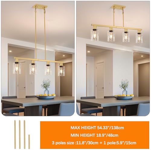 4 Light Kitchen Island Lighting