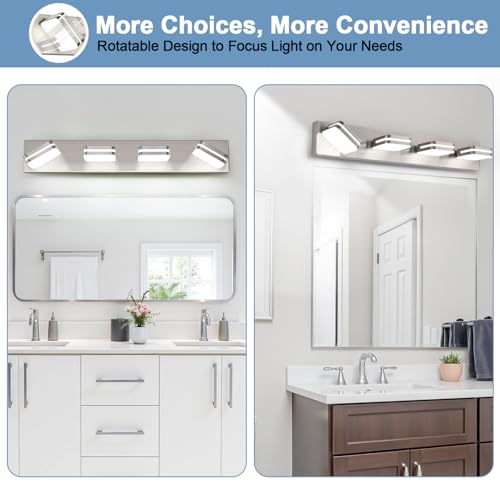 360° Rotate LED Bathroom Vanity Light Fixtures