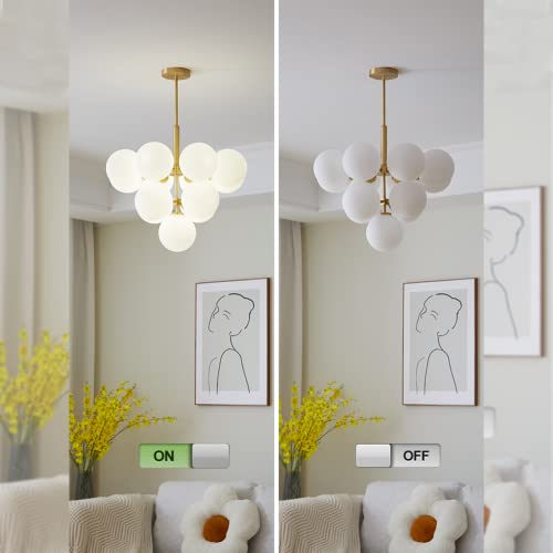 23.6in Mid Century Modern Chandelier 13