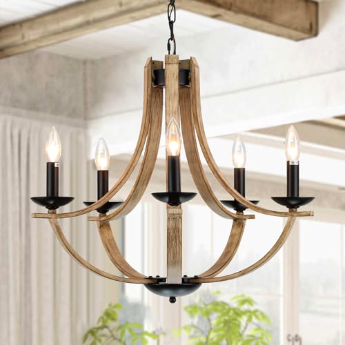 Farmhouse Chandeliers for Dining Room Light Fixture