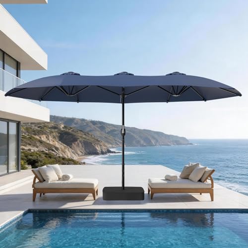 15FT Patio Umbrella with Base Included
