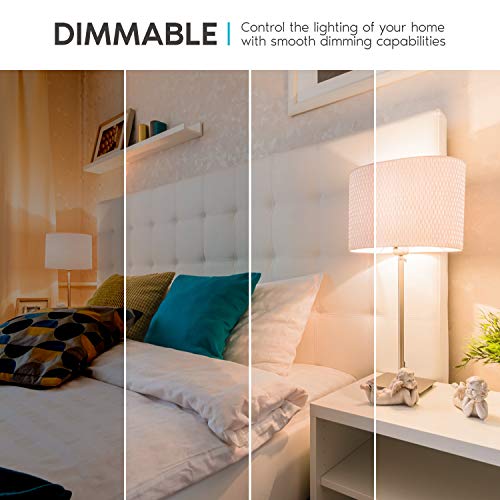 A19 LED Light Bulbs 100W Equivalent (4 Count)