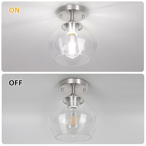 Modern Semi Flush Mount Ceiling Light Fixture