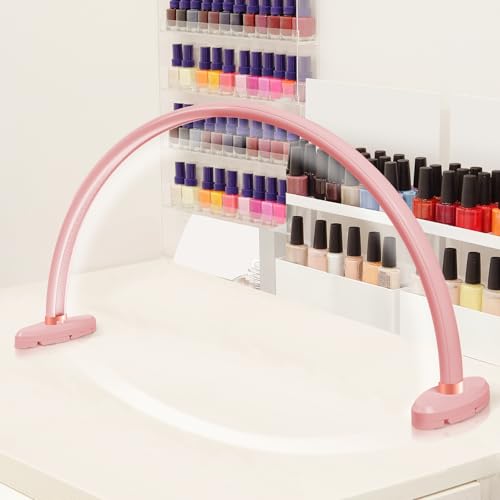 16" Nail Light Half Moon Portable Nail Lamp for Desk No Flicker&Shadow