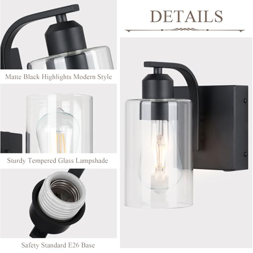 8 Inch Battery Operated Wall Sconces Set of 2 (2 Count)