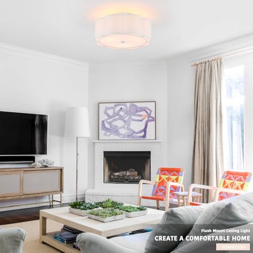 18" Large Semi Flush Mount Ceiling Light