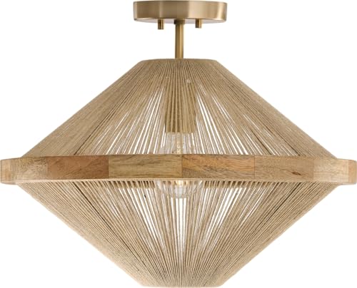Capital Lighting 252812MA Maya Modern Mango Wood and Hand