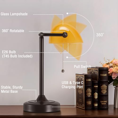 Vintage Bankers Lamp