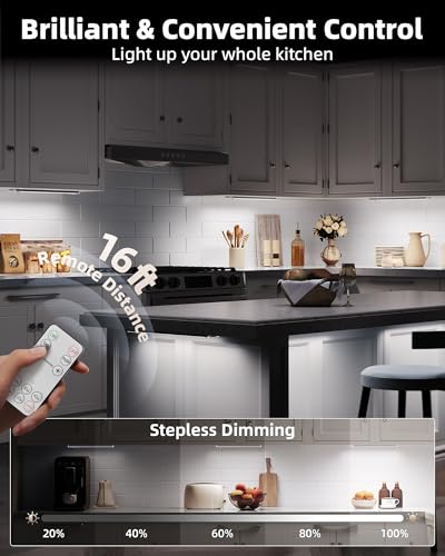 5 Pack Under Cabinet Lighting with Charging Station (5 Count)