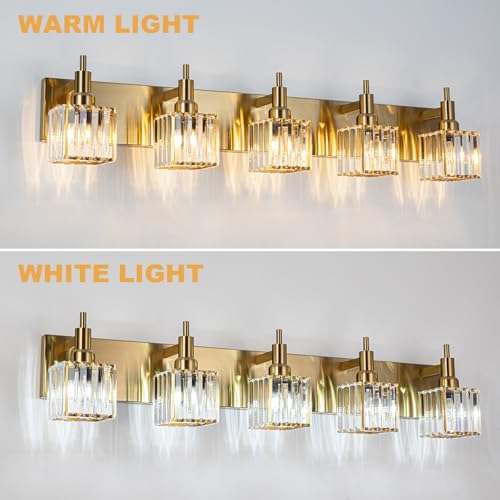 Gold Bathroom Vanity Lights