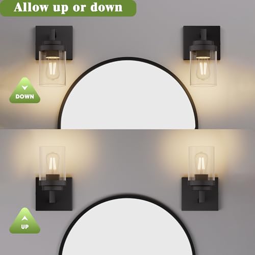 Matte Black Wall Lights (50 Count)