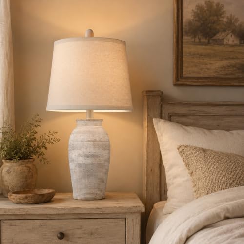 Ceramic Table Lamps Set of 2 for Living Room (2 Count)