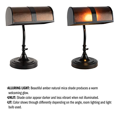 Mission Style Bankers Desk Lamp