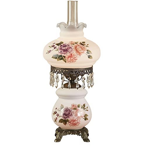Brook Floral Hurricane Table Lamp