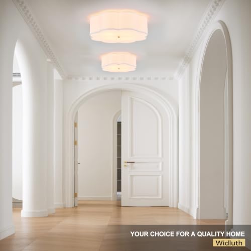 21.7" Large Gold Semi Flush Mount Ceiling Light