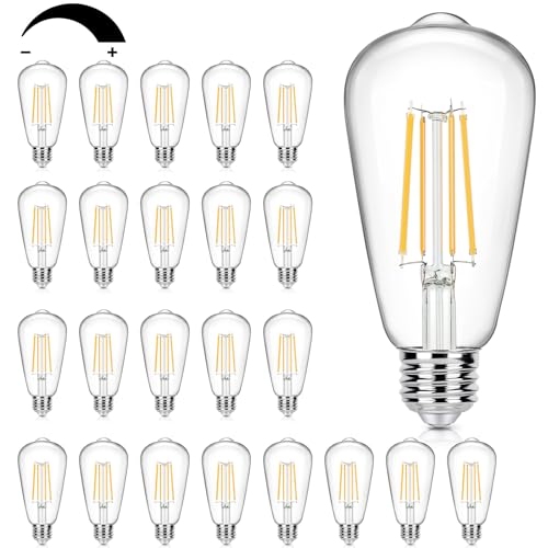 24 Pack E26 LED Edsion Bulbs 60 Watt (24 Count)