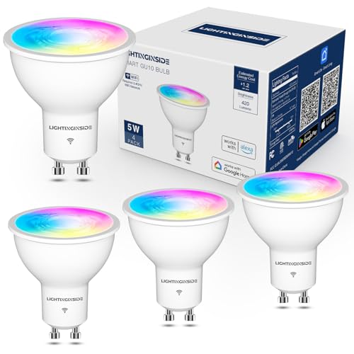 GU10 Smart Light Bulbs 50W (4 Count)